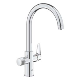 Grohe Blue Pure StartCurve  2-Way Deck Mounted Filtered Water Kitchen Tap Starter Set Chrome