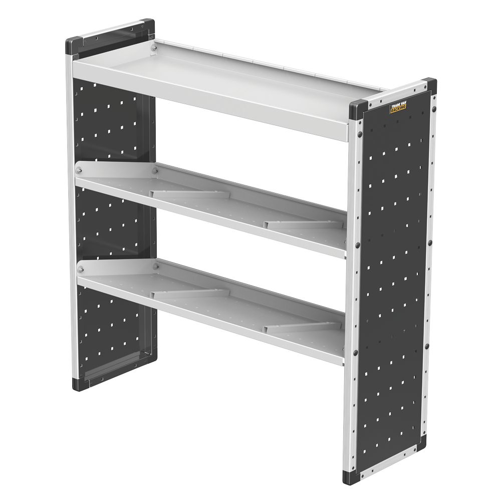 Van Guard  Universal Trade Van Racking Unit (1 Straight & 2 Angled Shelves) 1250mm x 381mm x 1279mm