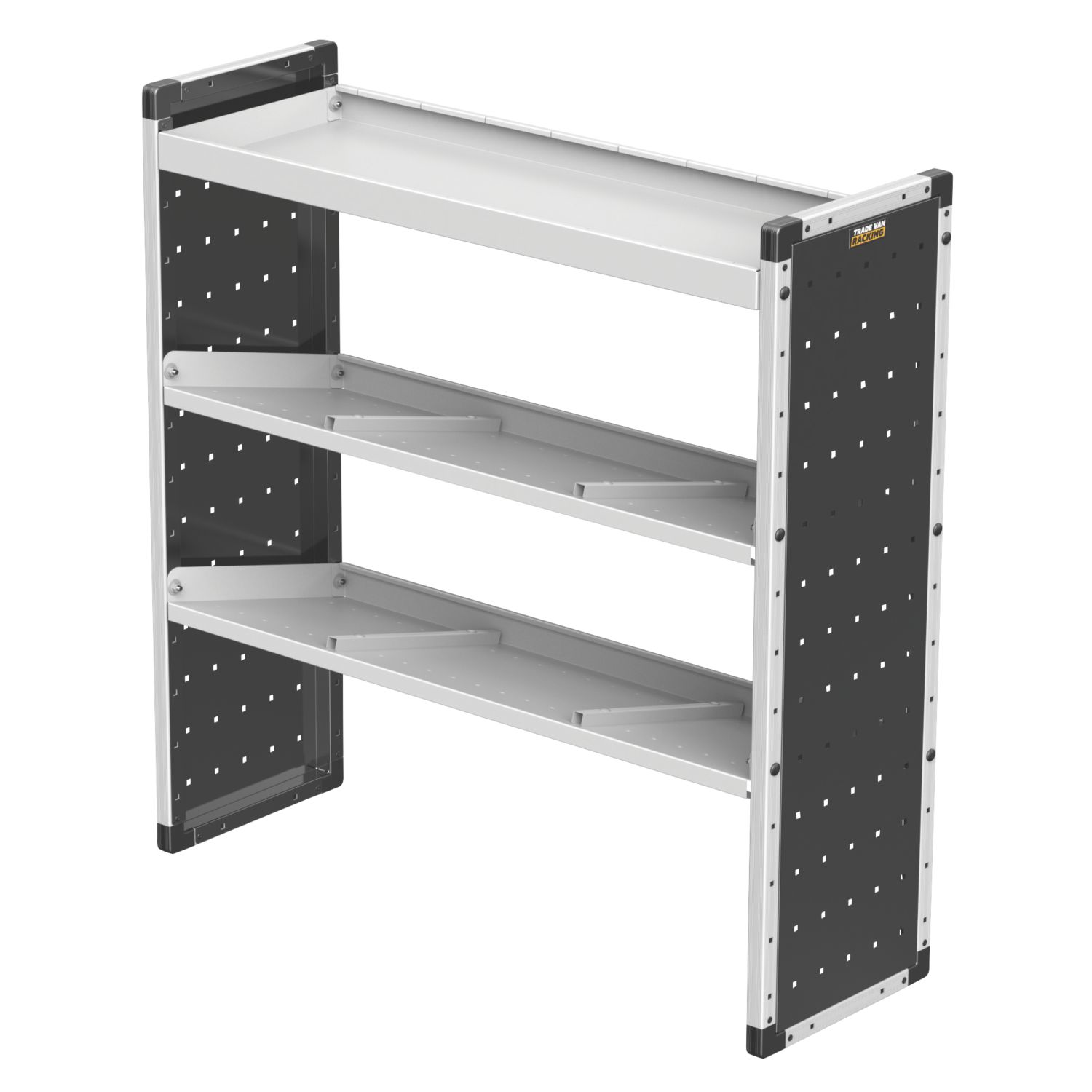 Van Guard Universal Trade Van Racking Unit (1 Straight & 2 Angled Shelves) 1250mm x 381mm x 1279mm (484KP)