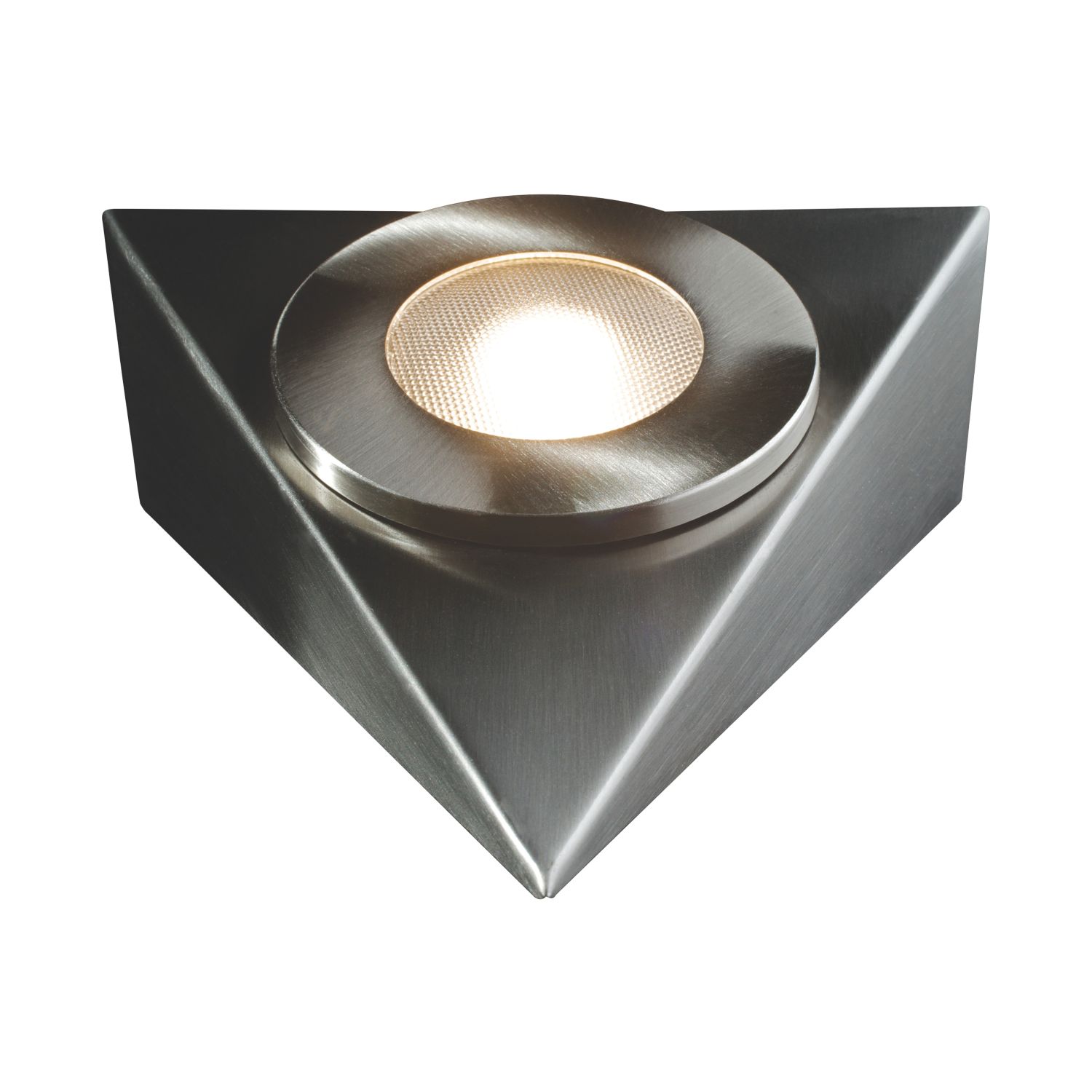 Robus Royal Triangular LED Cabinet Light Brushed Chrome 2.5W 210lm (484KR)
