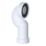Viva  Rigid 90° Space Saving Swan Neck WC Pan Connector White 350mm