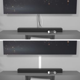 D-Line PVC White TV Cable Cover 60mm x 15mm x 1m