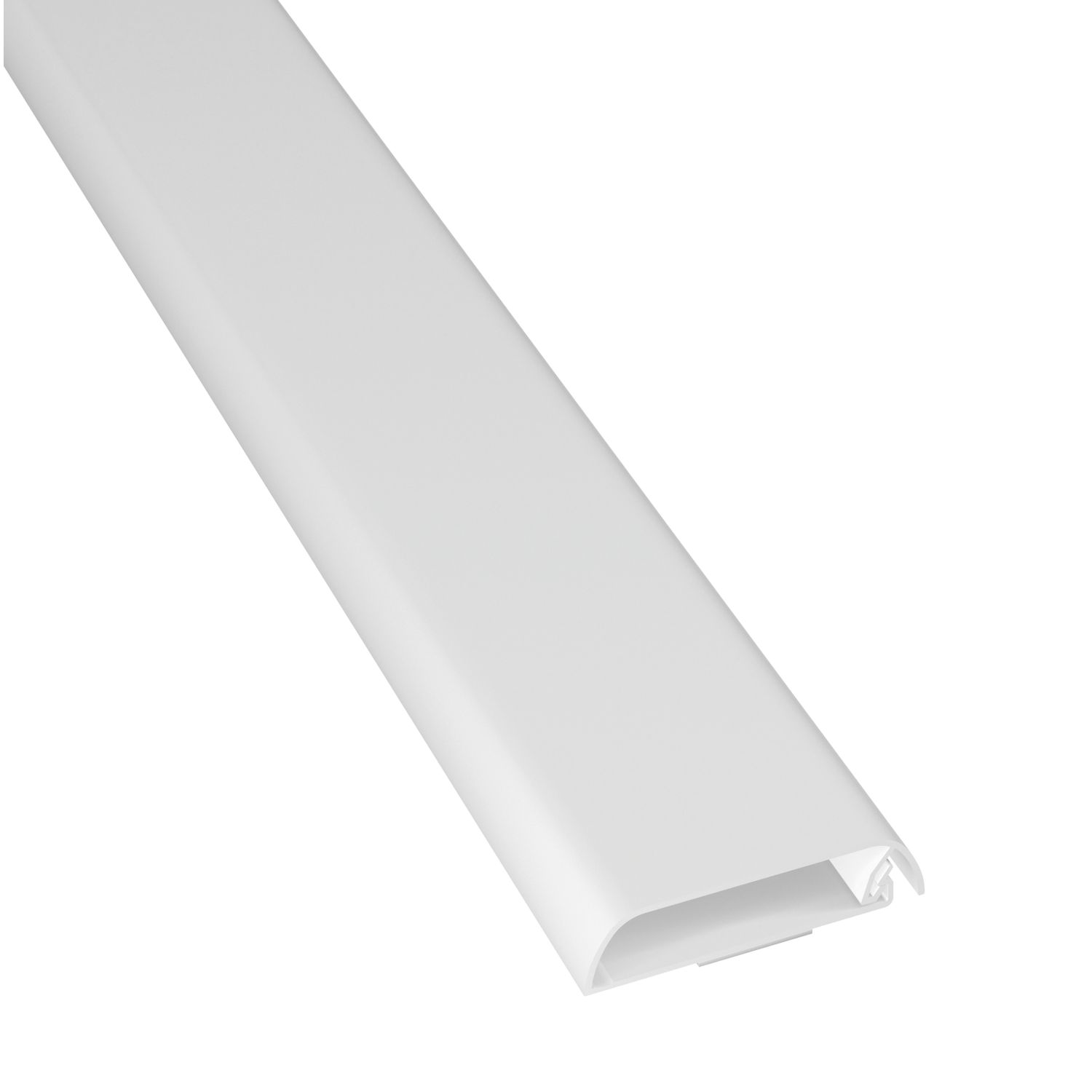 D-Line PVC White TV Cable Cover 60mm x 15mm x 1m (484RA)