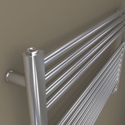 Towelrads 600mm x 1000mm 1259BTU Chrome Flat  Towel Radiator