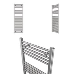 Flomasta 1600mm x 500mm 1651BTU Chrome Flat  Towel Radiator