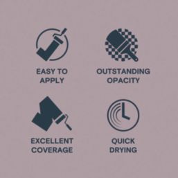 LickPro  5Ltr Purple 01 Vinyl Matt Emulsion  Paint