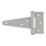 Smith & Locke Matt Silver Tee Hinges 102mm 2 Pack