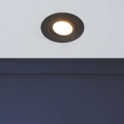Spa Eden Adjustable  Fire Rated LED Downlights Black 7W 700lm 4 Pack