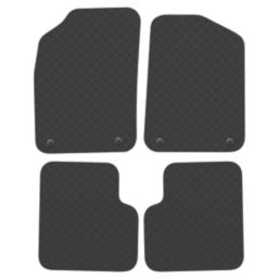 Car Mat Co. Fiat 500 2013 on Rubber Car Mats 4 Piece Set