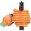 Masterplug 13A 1-Gang Unswitched  Weatherproof Extension Lead Orange 15m