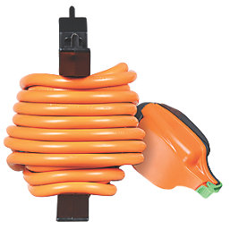 Masterplug 13A 1-Gang Unswitched  Weatherproof Extension Lead Orange 15m