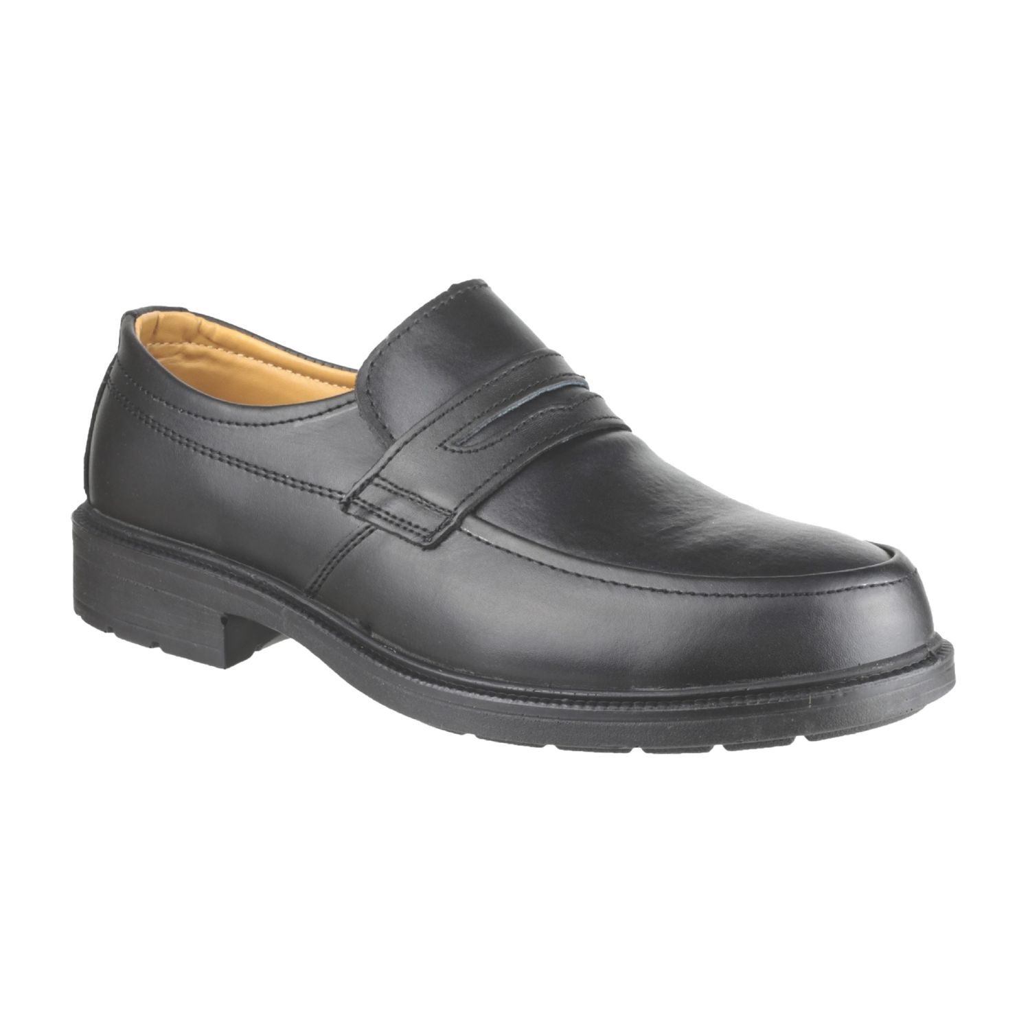 Amblers FS46 Size 11 Black Steel Toe Cap Slip-On Safety Shoes (484XT)