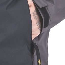 Site Orser Waterproof Jacket Grey / Black Large Size 50" Chest