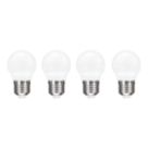 Essentials  E27 Mini Globe LED Light Bulb  250lm 2.2W 4 Pack