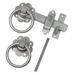 Garden Gate Ring Latch Zinc-Plated 152mm