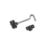 GateMate Cabin Hook  Black  150mm