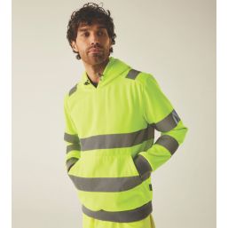 Regatta Hi-Vis Pro Contract Hoodie Yellow Small 43.3" Chest