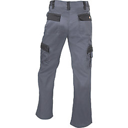 Dickies Everyday Trousers Grey / Black 38" W 32" L
