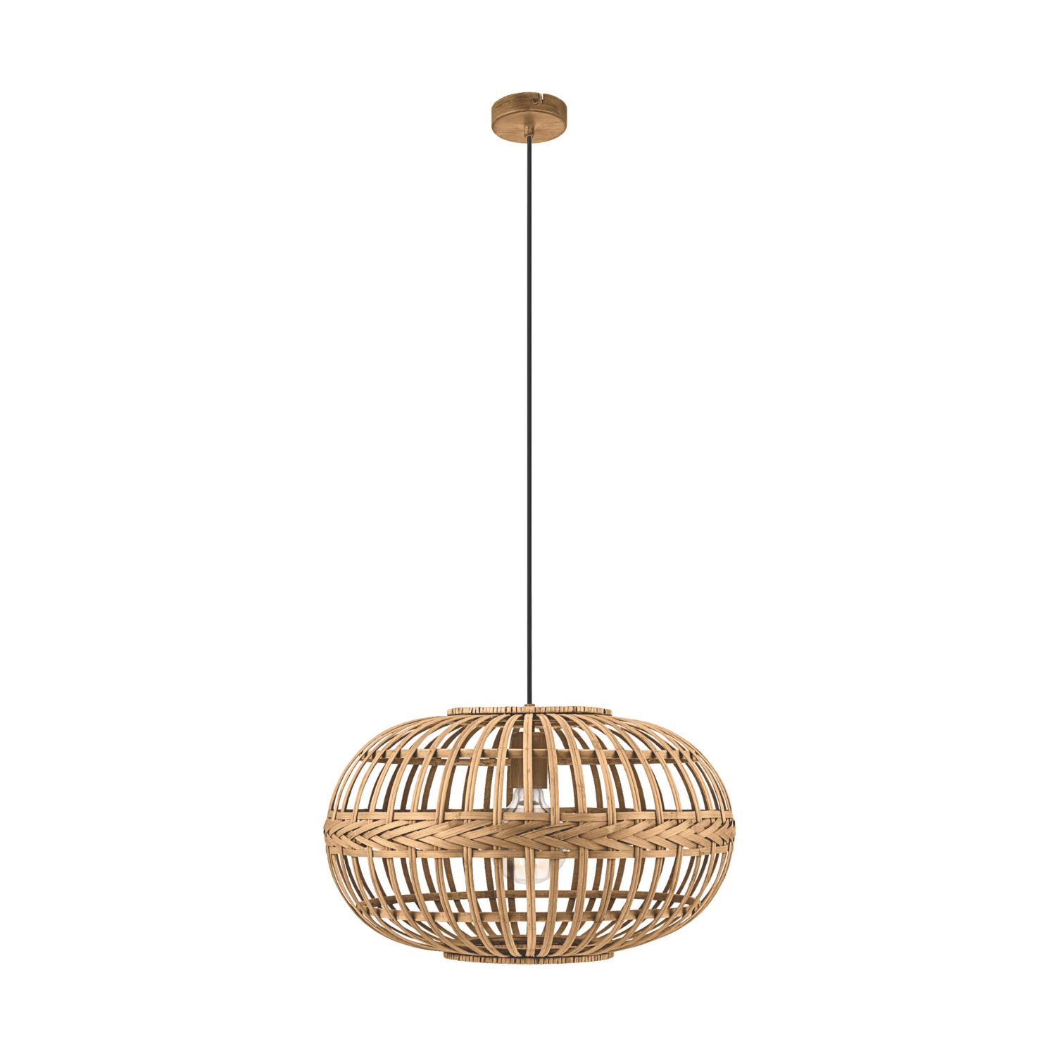 Eglo Amsfield Pendant Light Brown (485CV)