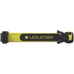 LEDlenser IH5R Rechargeable LED Head Torch Black/Yellow 400lm