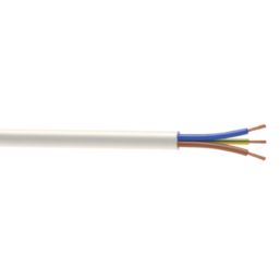 Time 2183Y White 3-Core 0.75mm² Flexible Cable 25m Drum