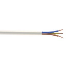 Time 2183Y White 3-Core 0.75mm² Flexible Cable 25m Drum
