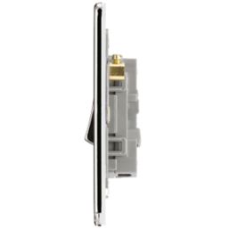 LAP  20A 16AX 1-Gang 2-Way Light Switch  Polished Chrome