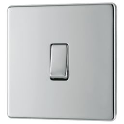 LAP  20A 16AX 1-Gang 2-Way Light Switch  Polished Chrome