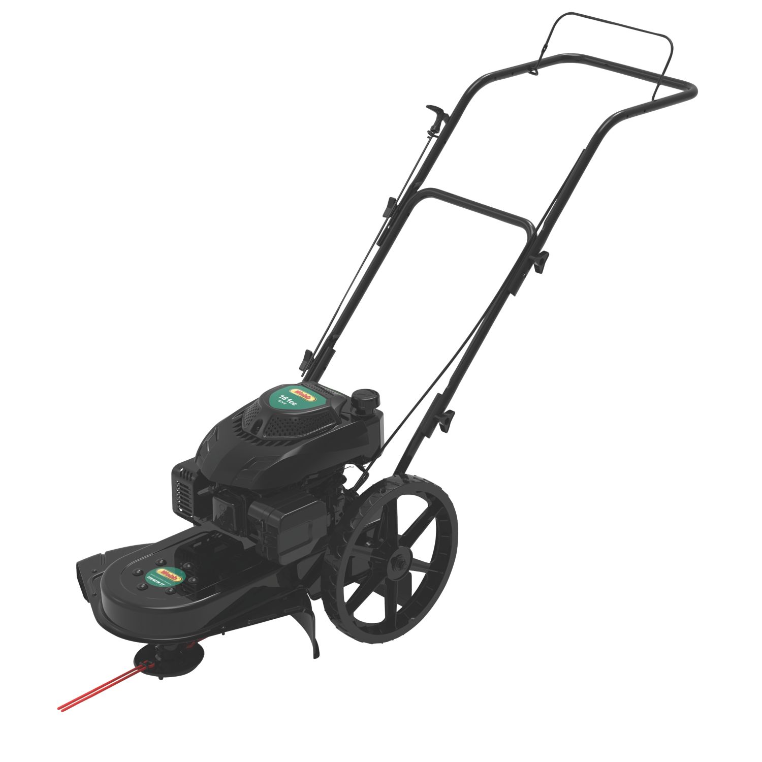Webb WEPWT 161cc Bent Shaft Petrol Wheeled Line Trimmer (485KT)