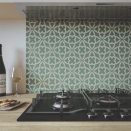 Wilsonart Moss Tessera Green Splashback 900mm x 800mm x 4mm