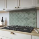 Wilsonart Moss Tessera Green Splashback 900mm x 800mm x 4mm