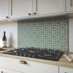 Wilsonart Moss Tessera Green Splashback 900mm x 800mm x 4mm