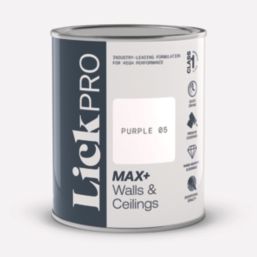 LickPro Max+ 1Ltr Purple 05 Matt Emulsion  Paint
