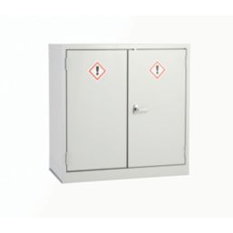 Barton  1-Shelf COSHH Cabinet  Grey 915mm x 457mm x 915mm