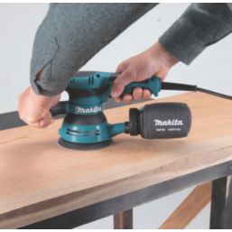 Makita BO5041 2 125mm Electric Random Orbit Sander 240V Screwfix