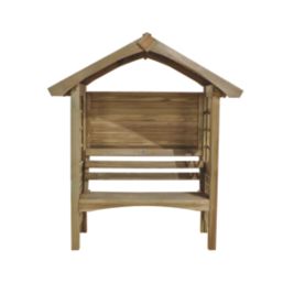 Forest Cadiz 4' 6" x 2' (Nominal) Apex Timber Arbour