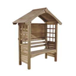 Forest Cadiz 4' 6" x 2' (Nominal) Apex Timber Arbour