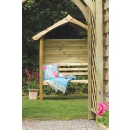 Forest Cadiz 4' 6" x 2' (Nominal) Apex Timber Arbour