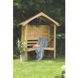 Forest Cadiz 4' 6" x 2' (Nominal) Apex Timber Arbour