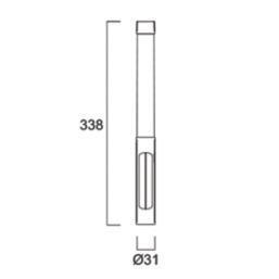 Sylvania Sylwork Mini Rechargeable LED Inspection Light Black 480lm