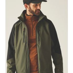 Regatta Calderdale VI Waterproof & Breathable Jacket Olive Night / Black Small Size 42" Chest