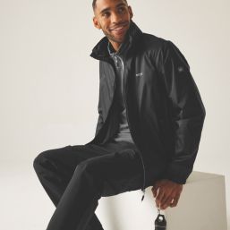 Regatta Lyle IV Waterproof Jacket Black Large Size 48.4" Chest