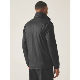 Regatta Lyle IV Waterproof Jacket Black Large Size 48.4" Chest