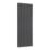 Reina Elips Double 1600mm x 540mm 5018BTU Anthracite Vertical Designer Radiator
