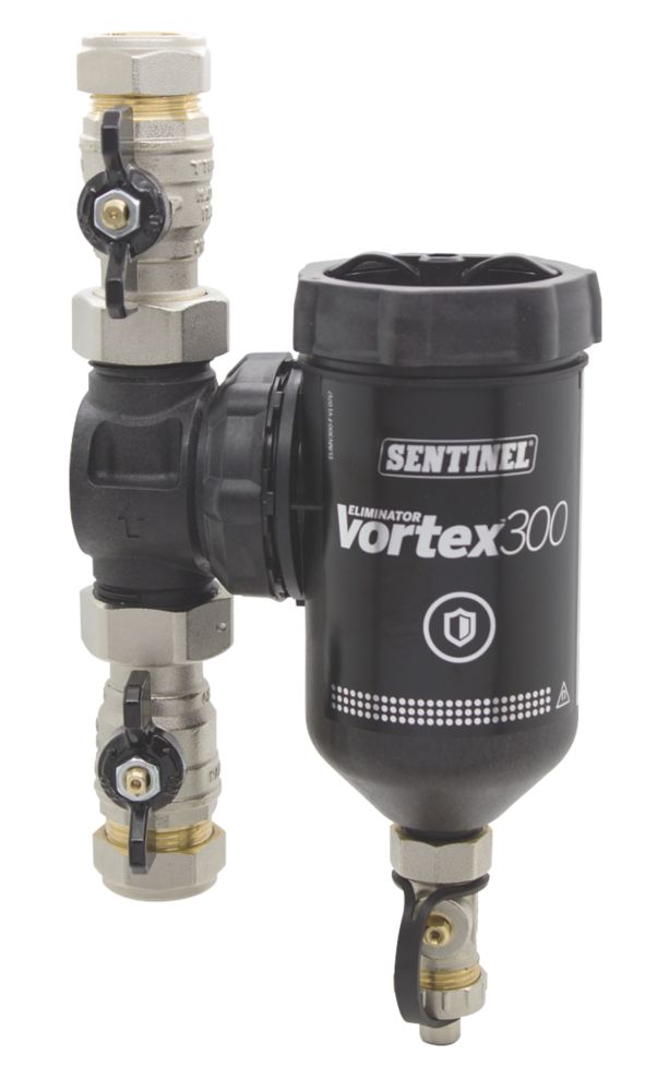 Sentinel Eliminator Vortex 300 Water Treatment Filter 22mm - Screwfix