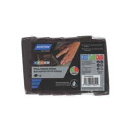 Norton  120 / 80 Grit Multi-Material Sanding Sponges 100mm x 68mm 6 Pack