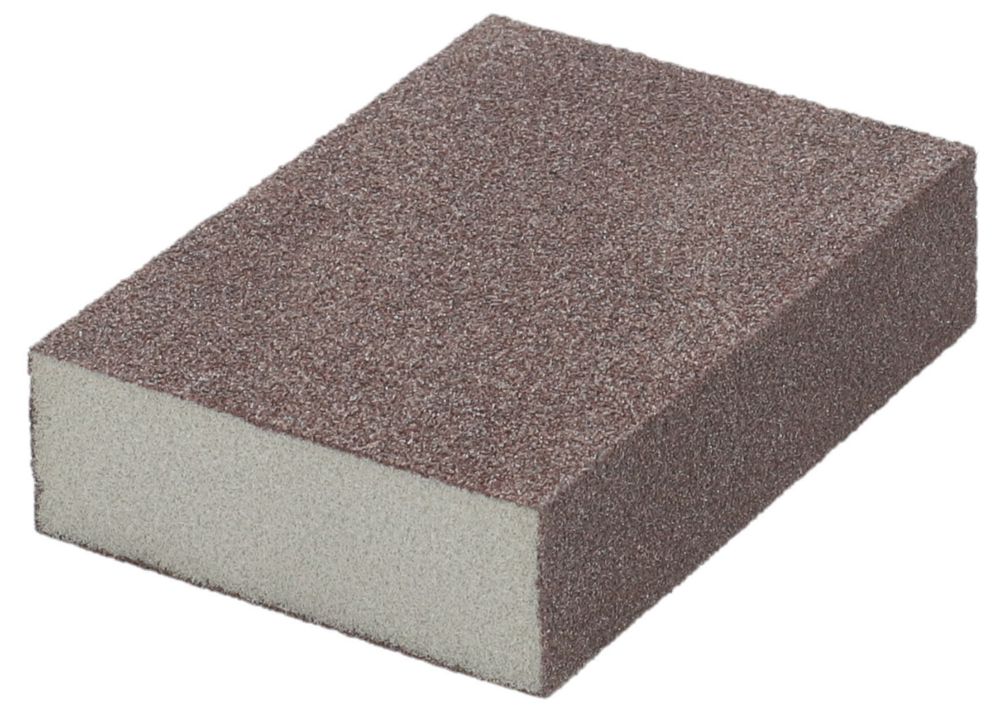 Norton Sanding Sponges 68mm x 100mm 120 / 80 Grit 6 Pack - Screwfix