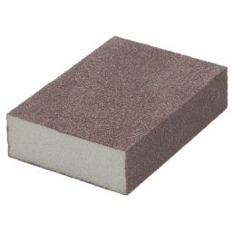 Norton Sanding Sponges 68mm x 100mm 120 / 80 Grit 6 Pack - Screwfix