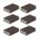 Norton  120 / 80 Grit Multi-Material Sanding Sponges 100mm x 68mm 6 Pack