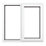 Crystal  Right-Hand Opening Clear Double-Glazed Casement White uPVC Window 905mm x 965mm
